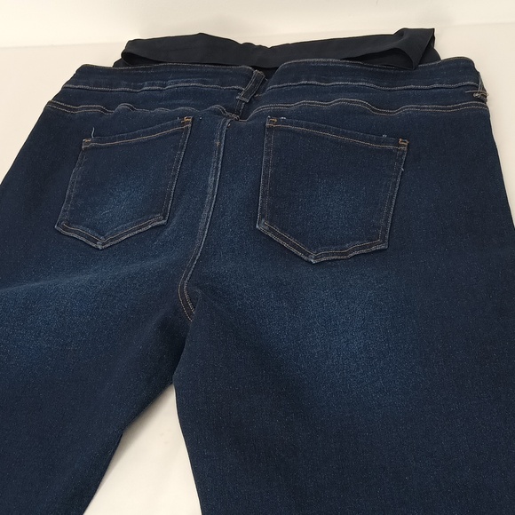 Time and Tru Maternity straight jeans women's size XL (16 - 18) full panel NWT - Picture 8 of 9